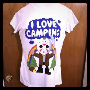 I Love Camping Jason Voorhees T-Shirt